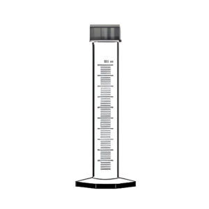 Cylinder Graduated Single Metric Scale with crew Cap. Accuracy as Per Class “B”