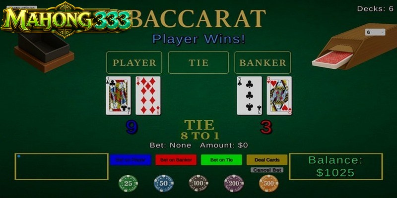 Menerapkan strategi taruhan terbaik di meja baccarat online